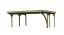 Dubbele carport Classic 1 PVC-dak Variant B SET met 1 toegangsboog, grondoppervlakte 25,9 m².