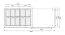 Aanbouwdak voor 38mm platdak saunahuisjes "Linnea 2 + 3", 3,30m breed, kleur: naturel - 300 x 221,5 cm (B x D)