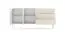 Woonkamer - Set A Goulette / 3-delig / Kleur: kasjmier / geribbeld front / Push-to-open-functie / ABS-afwerkingsranden / 1 tv-kast / 2 ladekasten