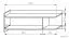 wandrek / hangplank Rabaul 47, kleur: Sonoma eiken - afmetingen: 40 x 115 x 25 cm (H x B x D)