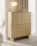 Ladekast / commode | Kleur: geolied eiken | 4 draaideuren | Push-to-open-functie | 8 vakken | 104 x 38 x 124 cm | highboard | ABS-randen | voor de woonkamer