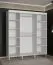 Kledingkast met 10 vakken Jotunheimen 67, kleur: Wit - Afmetingen: 208 x 180,5 x 62 cm (H x B x D)