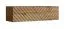 Modern wandmeubel Kongsvinger 53, kleur: eiken Wotan / hoogglans grijs - Afmetingen: 150 x 340 x 40 cm (H x B x D), met voldoende opbergruimte