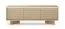 TV-onderkast / kleur: Bolivar onbehandeld / cappuccino / 3 draaideuren / 3 vakken / push-to-open functie / incl. LED verlichting / 154 x 40 x 55 cm / TV-bord