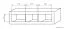 wandrek / hangplank Lorengau 12, kleur: Sonoma eiken - afmetingen: 35 x 130 x 27 cm (H x B x D)