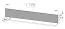 wandrek / hangplank Lassila 08, Kleur: Eiken Artisan / Zwart - afmetingen: 20 x 120 x 18 cm (H x B x D)