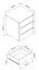 Eingebaute Schubladen für Kleiderschränke, Farbe: Eiche Sonoma - Abmessungen: 53 x 50 x 46 cm (H x B x T)