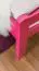 Einzelbett "Easy Premium Line" K1/2n, Buche Vollholz massiv rosa lackiert- Liegefläche: 90 x 190 cm