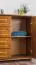 ladekast massief grenen , vol hout, , kleur eikenhout 007 - afmetingen 100 x 150 x 45 cm (h x b x d)