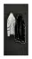 Garderobe Pandrup 06, Farbe: Schwarz - Abmessungen: 145 x 70 x 3 cm (H x B x T)