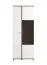 Complete woonkamer set – Set A Kanjiza, 6-delig, kleur: eiken Flagstaff / wit / hoogglans wit, twee vitrine kasten, een tv-kast, een wandplank / wandrek, een ladekast / commode en een salontafel