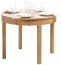 uitschuifbare eettafel, kleur: eiken - afmetingen: 110 - 210 x 110 cm (L x D)