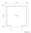 Tuinhuis Pribitz 02 met uitbouw dak incl. vloer - 28 mm houten huis, grondoppervlakte: 7,3 m², plat dak