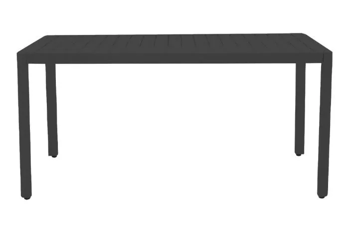 Tuintafel met glazen blad Miami gemaakt van aluminium - kleur: antraciet, lengte: 1500 mm, breedte: 900 mm, hoogte: 720 mm