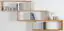 wandrek / hangplank massief grenen kleur: elzenhout Junco 280 - afmetingen 86 x 183 x 20 cm