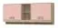 Kinderkamer - hangkast  Benjamin 23, kleur: beuken / roze - 82 x 209 x 37 cm (H x B x D)