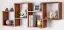wandrek / hangplank / kubus massief grenen massief houtnoten kleuren Junco 288 - Afmetingen: 50 x 130 x 20 cm (H x B x D)