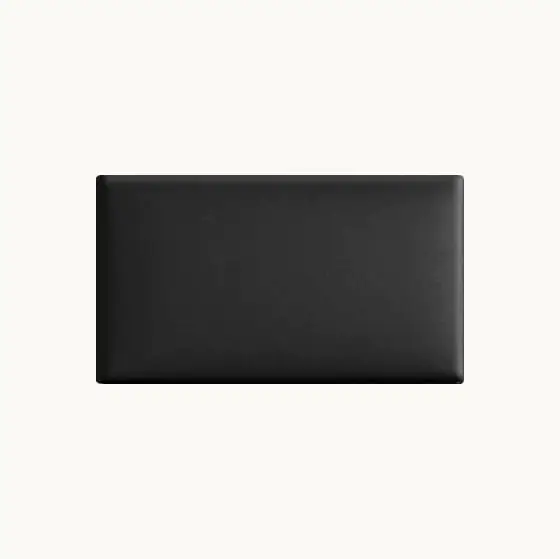 Wandpaneel in nobele stijl Kleur: Zwart - afmetingen: 42 x 84 x 4 cm (H x B x D)