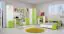 Jugendzimmer Lowboard Namur 21, Farbe: Grün / Beige - Abmessungen: 30 x 30 x 214 cm (H x B x T)