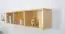 wandrek / hangplank massief grenen natuur Junco 333 - 30 x 120 x 24 cm (H x B x D)