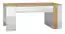 Salontafel Tullahoma 10, kleur: eiken / wit glans - afmetingen: 109 x 60 x 48 cm (B x D x H)