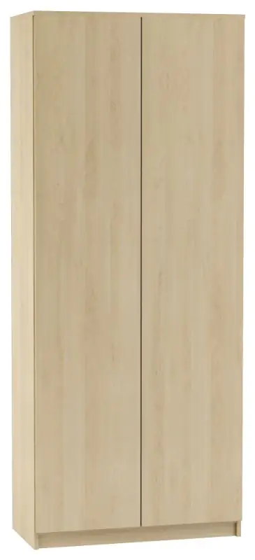 Draaideurkast / kledingkast Kiunga 13, kleur: beuken - afmetingen: 200 x 82 x 60 cm (H x B x D)
