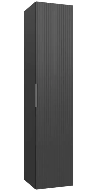 Badkamer - Kolomkast Bilaspur 08, Kleur: Grafiet - Afmetingen: 160 x 35 x 35 cm (H x B x D)