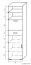 Schrank Ciomas 31, Farbe: Sonoma Eiche / Grau - Abmessungen: 190 x 50 x 40 cm (H x B x T)