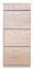 schoenenkast Pamanukan 05, kleur: Sonoma eiken - afmetingen: 136 x 60 x 30 cm (H x B x D)