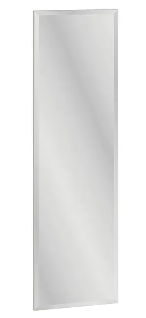 Spiegel Knoxville 26, kleur: wit grenen - Afmetingen: 136 x 40 x 2 cm (h x b x d)