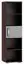 open kast Tabubil 16, Kleur: Wengé / Grijs - Afmetingen: 145 x 41 x 41 cm (H x B x D)