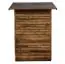 Tuinberging / tuinhuis Hohenegg, FSC®, druk geïmpregneerd bruin - buitenafmetingen met dak: 200 x 153 x 210 cm (L x B x H)