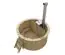 Hottub / whirlpool Banera van sparrenhout met ingebouwde houtkachel - diameter: 200 cm