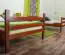 Stapelbed voor volwassenen "Easy Premium Line" K16/n, hoofd- en voeteneinde recht, massief beukenhout, kleur kersenhout - ligvlak: 140 x 200 cm, deelbaar