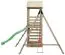 Spielturm 17A inkl. Wellenrutsche, Doppelschaukel-Anbau und Strickleiter - Abmessungen: 315 x 370 cm