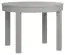 uitschuifbare eettafel, kleur: grijs - afmetingen: 110 - 210 x 110 cm (L x D)
