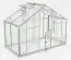 Kas - Radicchio XL4 kas, wanden: 4 mm gehard glas, dak: 6 mm HKP meerwandig, grondoppervlakte: 4,40 m² - afmetingen: 150 x 290 cm (L x B)