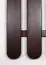 garderobe / kapstok massief grenen, kleur walnoten  Junco 346 - Afmetingen: 100 x 80 x 33 cm (H x B x D)
