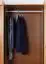 kledingkast massief grenen, kleur: elzenhout Junco 02 - Afmetingen: 195 x 162 x 60 cm (H x B x D)