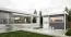 Gartensauna Lut 40 mm mit großem Panoramafenster, Außenmaße (B x T): 354 x 204 cm - Farbe: Anthrazit / Weiß