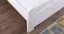 Doppelbett "Easy Premium Line" K5, inkl. 1 Abdeckblende 180 x 200 cm Buche Vollholz massiv weiß lackiert