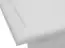 Weißer Couchtisch Gyronde 06 mit großer Schublade, Kiefer Vollholz, 122 x 71 x 48 cm, Griffe silberfarben und aus Metall, Soft Close System