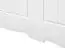 Eenpersoonsbed / logeerbed Gyronde 32, massief grenen, wit gelakt - ligvlak: 120 x 200 cm (b x l)