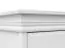 Draaideurkast / kledingkast Jabron 04, massief grenen, wit gelakt - 218 x 193 x 62 cm (H x B x D)