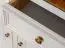 Siteboard kast /dressoir Gyronde 02, massief grenen, kleur: wit/eiken - 85 x 130 x 45 cm (H x B x D)