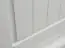 Kommode Gyronde 03, Kiefer massiv Vollholz, Farbe: Weiß / Walnuss - 85 x 167 x 45 cm (H x B x T)
