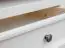 Siteboard kast /dressoir Gyronde 05, massief grenen, wit gelakt - 88 x 112 x 45 cm (H x B x D)