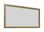 Spiegel Selun 16, kleur: eiken donkerbruin - 85 x 123 x 7 cm (h x b x d)