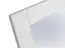 Spiegel Gyronde 27, Kiefer massiv Vollholz, weiß lackiert - 130 x 47 x 2 cm (H x B x T)