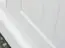 Vitrine Gyronde 15, Kiefer massiv Vollholz, Farbe: Weiß / Eiche - 190 x 90 x 45 cm (H x B x T)